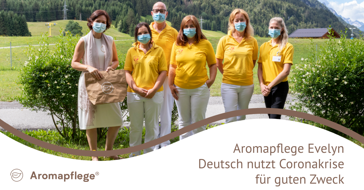 Aromapflege Evelyn Deutsch nutzt Coronakrise für guten Zweck